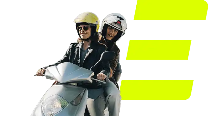 Chicas en moto 