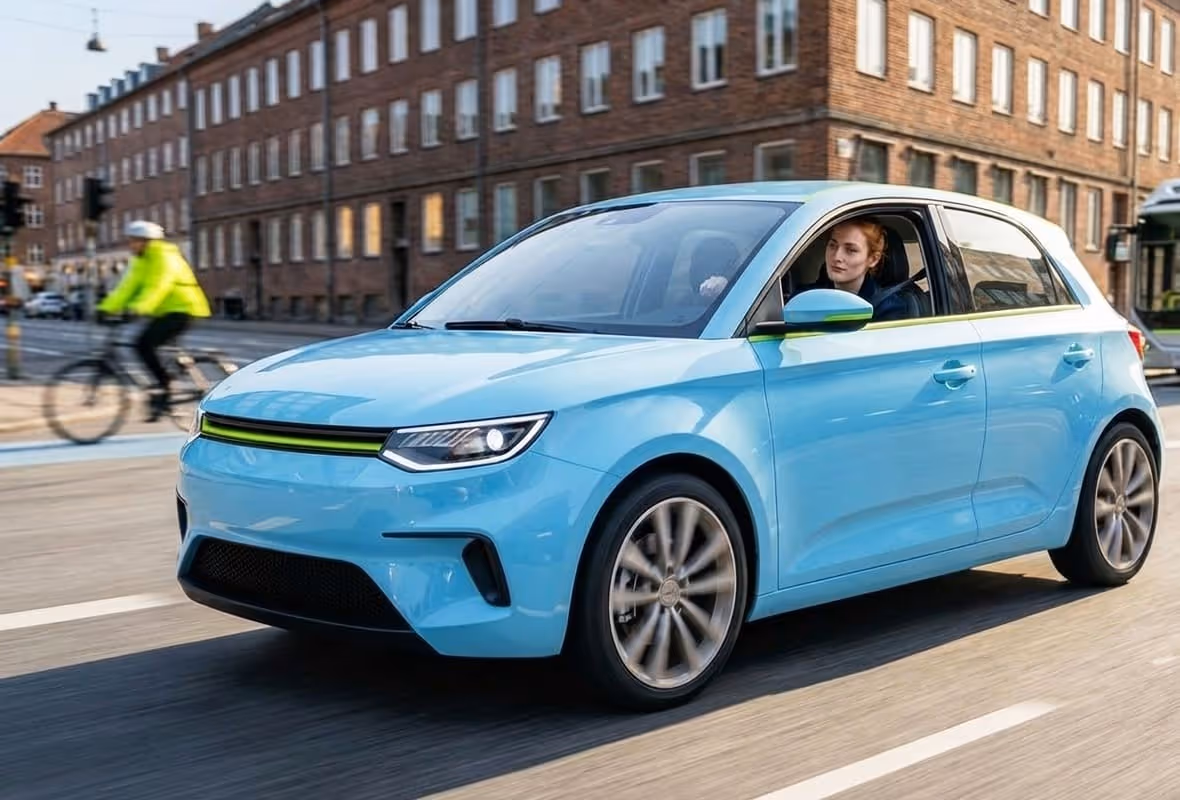 Mujer conduciendo un coche
