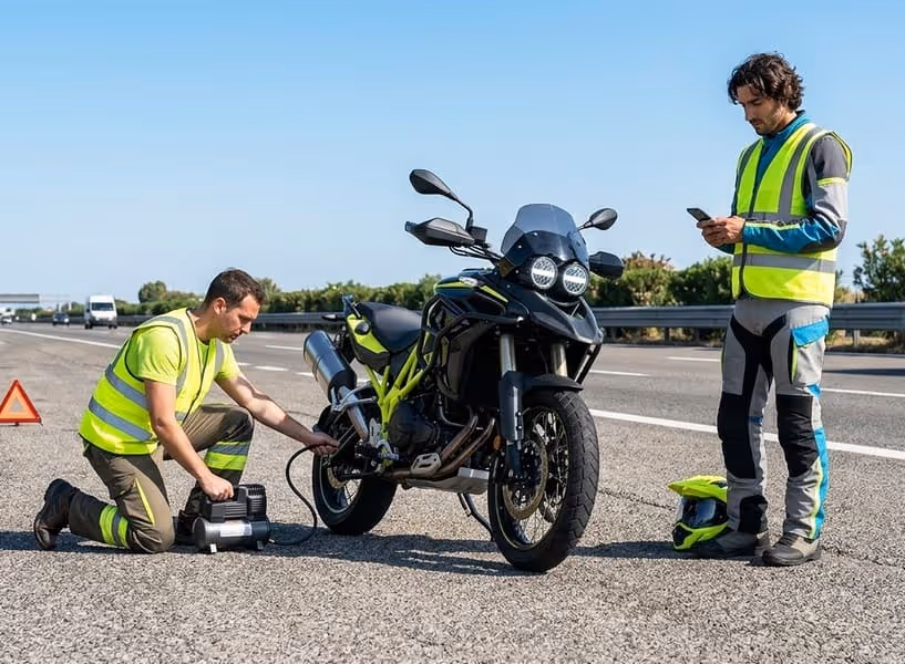 Asistencia en carretera moto